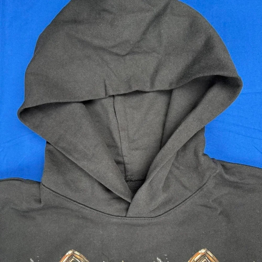 Rare Who Decides War Graphic Hoodie Black Size XL‎ New Without Tags - Picture 6 of 7